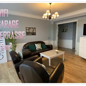 Spacieux En Centre Ville, 2 Chb, Terrasse Et Garage Appartement Montauban